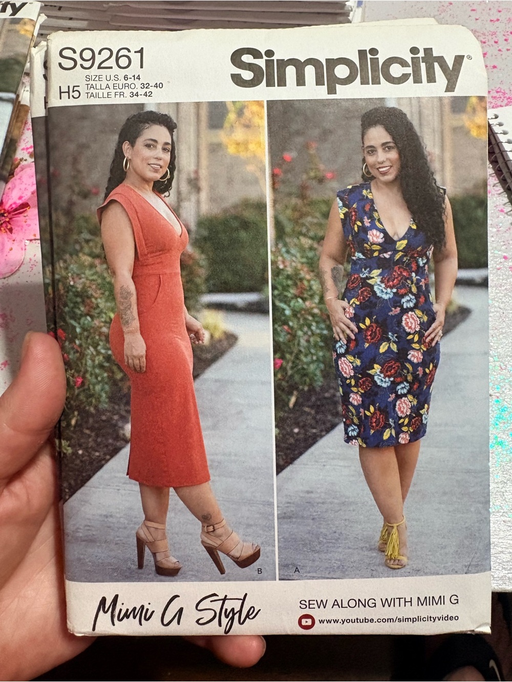 BN UNCUT SIMPLICITY 9261 H5 SEWING PATTERNS DRESSES